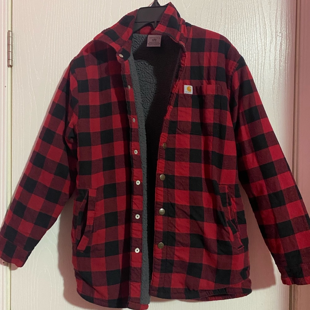 Carhartt Sherpa Lined Flannel-Jacket